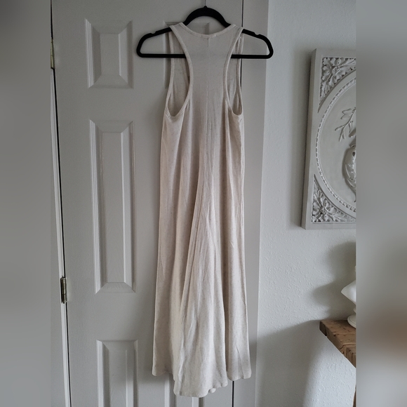 Johnny Was Calme Sleeveless Throw On Cozy Dress Beige Oatmeal Medium $148 NWOT - Picture 5 of 6
